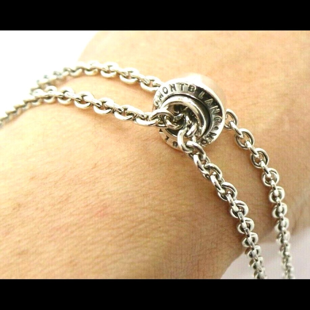 MONTBLANC 925 STERLING SILVER AUTHENTIC BRACELET